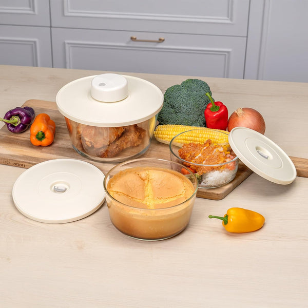 Omni Glass Vacuum Containers Set – SealVax