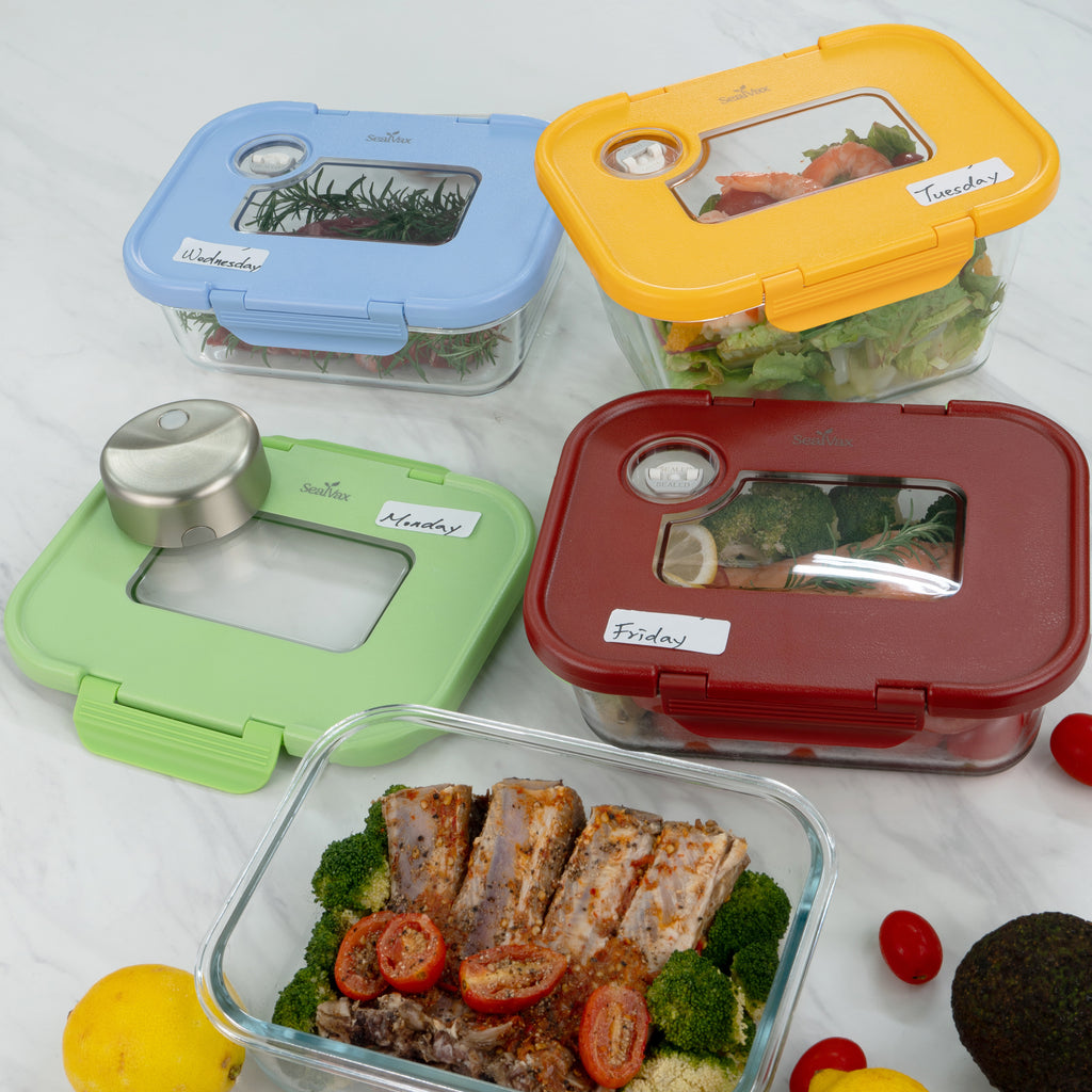 Season Containers SeasonSeal Containers set, (2L+2M) & Vacuum Device - seasons collectio ...