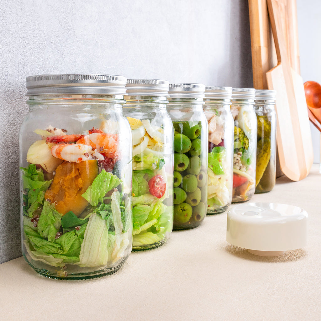 MasonSeal Jar | Mason Jar | 32oz | 16oz | Seal Mode Vacuum Device