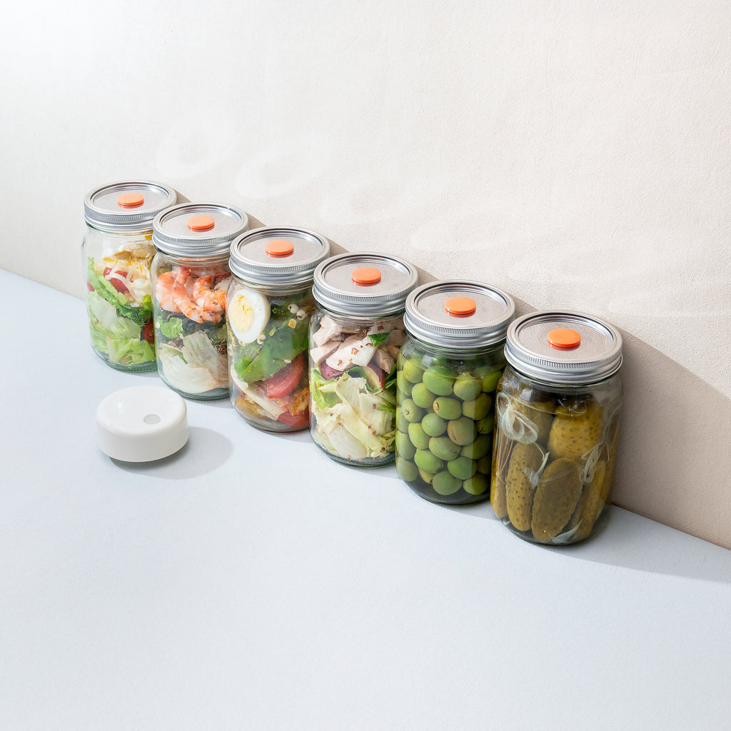 MasonSeal Jar | Mason Jar | 32oz | 16oz | Seal Mode Vacuum Device