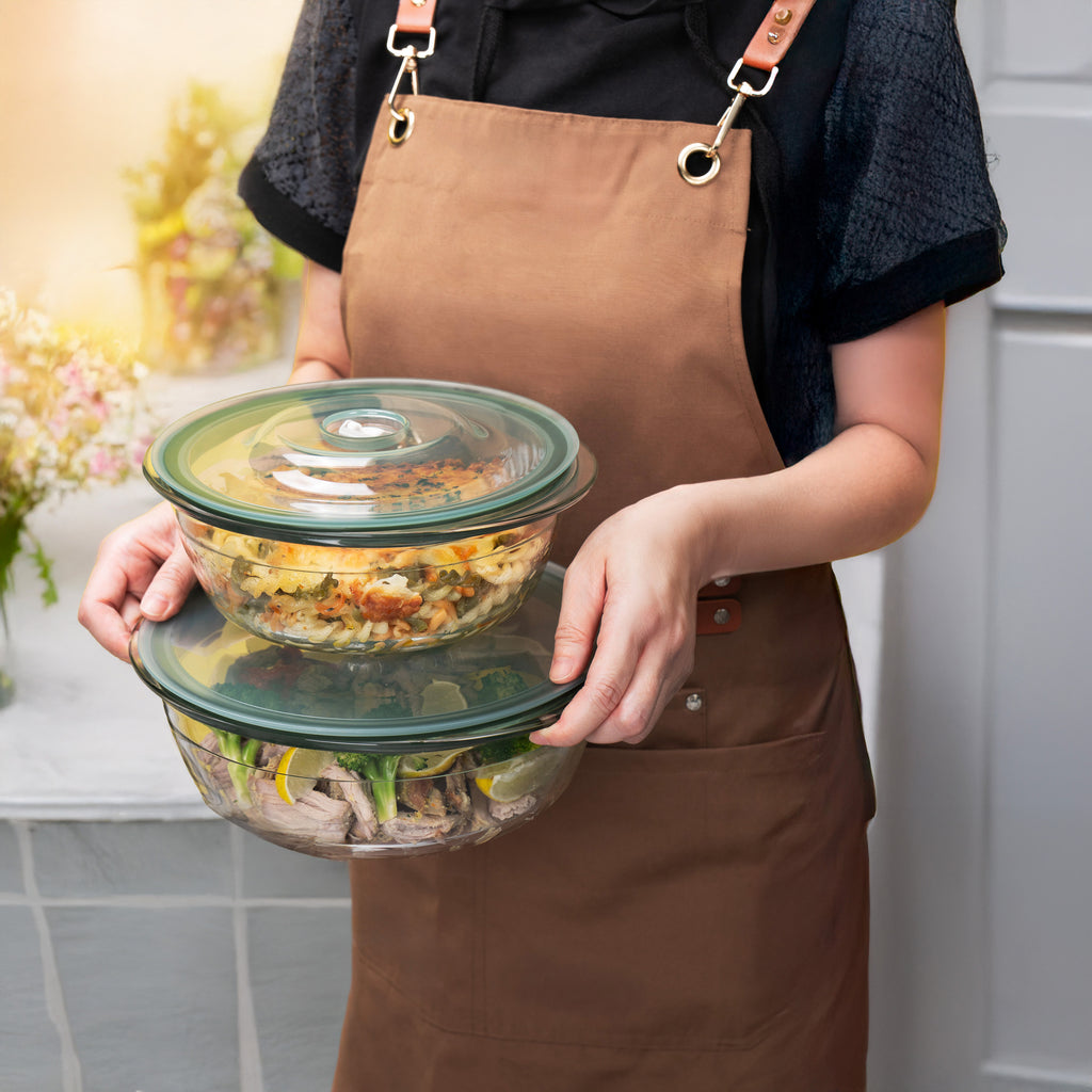 SeasonSeal Casserole set, (1L+1M) & Vacuum Device