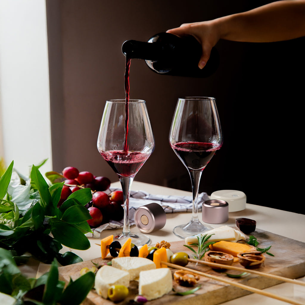 VinCap Wine Stoppers-Rose Gold | wine vacuum stopper | vacuum wine stopper | wine bottle vacuum stopper