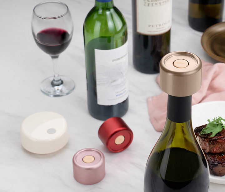 VinCap  Wine Stoppers | wine vacuum stopper | vacuum wine stopper | wine bottle vacuum stopper